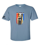 God * Country * K9, German Shepherd, t-shirt, (unisex & ladies' styles)