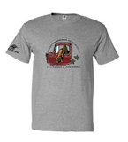 Hounds in Old Truck, T-shirt, (unisex & ladies' styles)