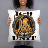 Bloodhound Detective, K-9 Unit Pillow