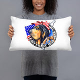 East Coast Bloodhounds Pillow