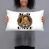 Bloodhound Detective, K-9 Unit Pillow