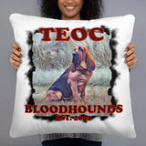 Teoc Bloodhounds Pillow