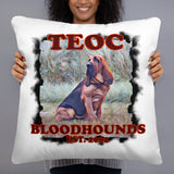 Teoc Bloodhounds Pillow