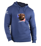 Chocolate Lab, patriotic, hoodie