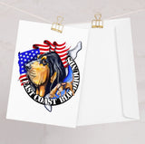 East Coast Bloodhounds Greeting card