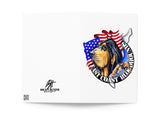 East Coast Bloodhounds Greeting card