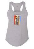 God * Country * K9, German Shepherd, racerback tank