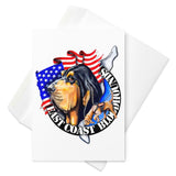 East Coast Bloodhounds Greeting card