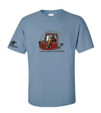 Hounds in Old Truck, T-shirt, (unisex & ladies' styles)