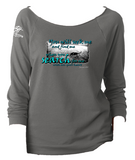 Jeremiah, Ladies cut-away neckline sweatshirt