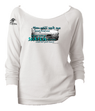 Jeremiah, Ladies cut-away neckline sweatshirt