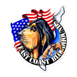 East Coast Bloodhounds, Bubble-free Vinyl Stickers