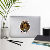 Bloodhound Detective, K-9 Unit, Bubble-free Vinyl Stickers