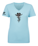 Stitched to My Heart, V-neck Tee