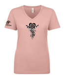 Stitched to My Heart, V-neck Tee