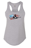 Live Free, Bloodhound Biker, racerback tank