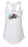 Live Free, Bloodhound Biker, racerback tank