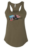 Live Free, German Shepherd, racerback tank