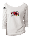 My Heart is Yours, Ladies cut-away neckline sweatshirt