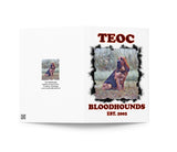 Teoc Bloodhounds Greeting card