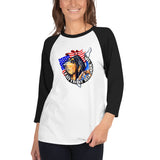 East Coast Bloodhounds, 3/4 sleeve raglan shirt