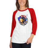 East Coast Bloodhounds, 3/4 sleeve raglan shirt