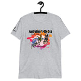 Australian Cattle Dog Velociraptor Short-Sleeve Unisex T-Shirt