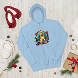 Bloodhound Merry Christmas & Good Luck, Unisex Hoodie