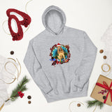 Bloodhound Merry Christmas & Good Luck, Unisex Hoodie