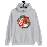 Basset Hound on Eggnog, Unisex Hoodie
