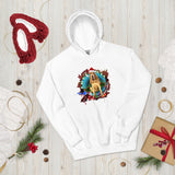 Bloodhound Merry Christmas & Good Luck, Unisex Hoodie
