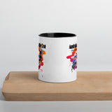 Australian Cattle Dog Velociraptor Mug with Color Inside