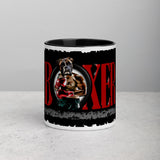Boxing Boxer Black Label Mug with Color Inside