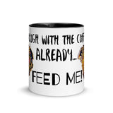 Terrier FEED ME Mug with Color Inside