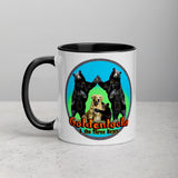 Golden Retriever, Goldenlocks & the Three Bears Mug with Color Inside