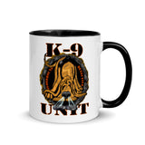 Bloodhound Detective, K-9 Unit Mug with Color Inside