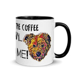 Terrier FEED ME Mug with Color Inside