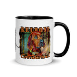 Redbone Coonhound Mug with Color Inside