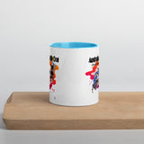 Australian Cattle Dog Velociraptor Mug with Color Inside