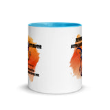 Australian Cattle Dog Velociraptor Mug with Color Inside
