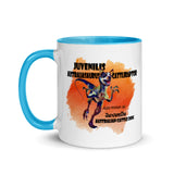 Australian Cattle Dog Velociraptor Mug with Color Inside