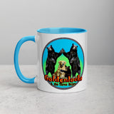 Golden Retriever, Goldenlocks & the Three Bears Mug with Color Inside