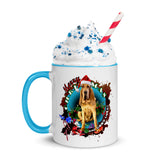Bloodhound Holiday Mug with Color Inside