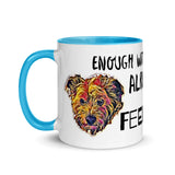 Terrier FEED ME Mug with Color Inside