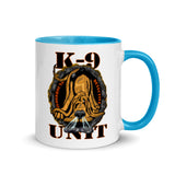 Bloodhound Detective, K-9 Unit Mug with Color Inside