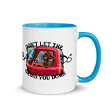 Bloodhound Don't Let the Bas++rds Grind You Down Mug with Color Inside