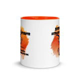 Australian Cattle Dog Velociraptor Mug with Color Inside