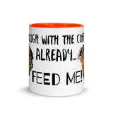 Terrier FEED ME Mug with Color Inside