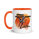 Australian Cattle Dog Velociraptor Mug with Color Inside