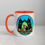 Golden Retriever, Goldenlocks & the Three Bears Mug with Color Inside